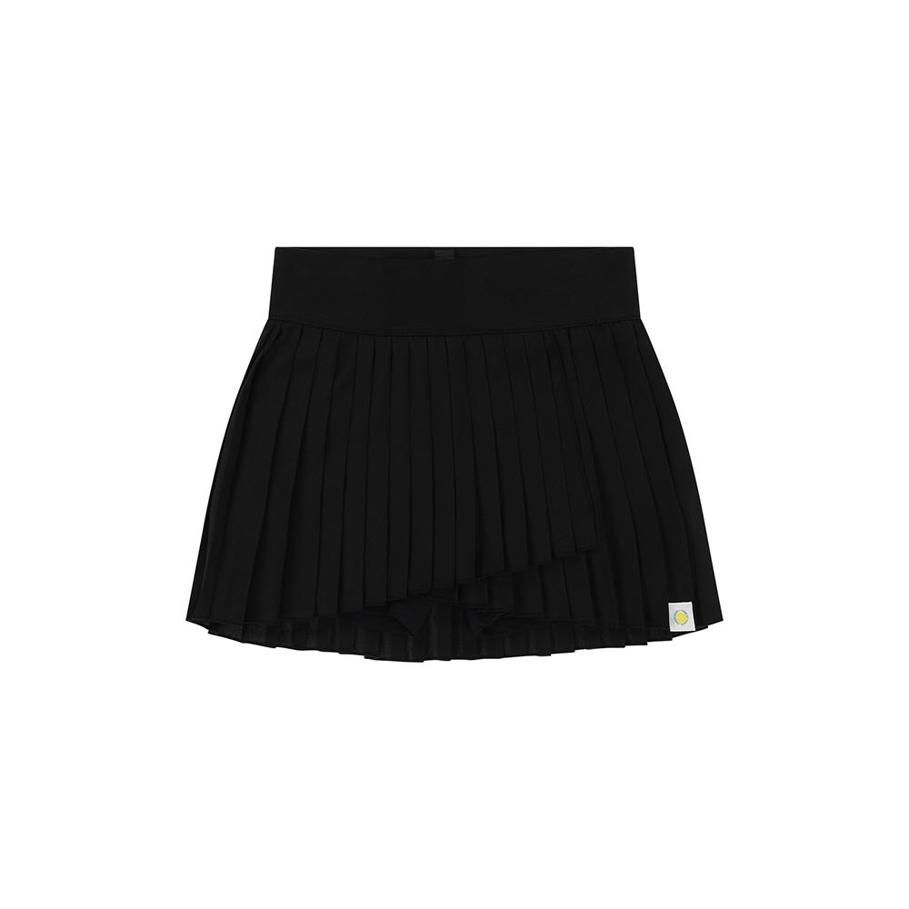 GAME SET MATCH Асимметричная плиссированная теннисная юбка Dri-Fit_Черный