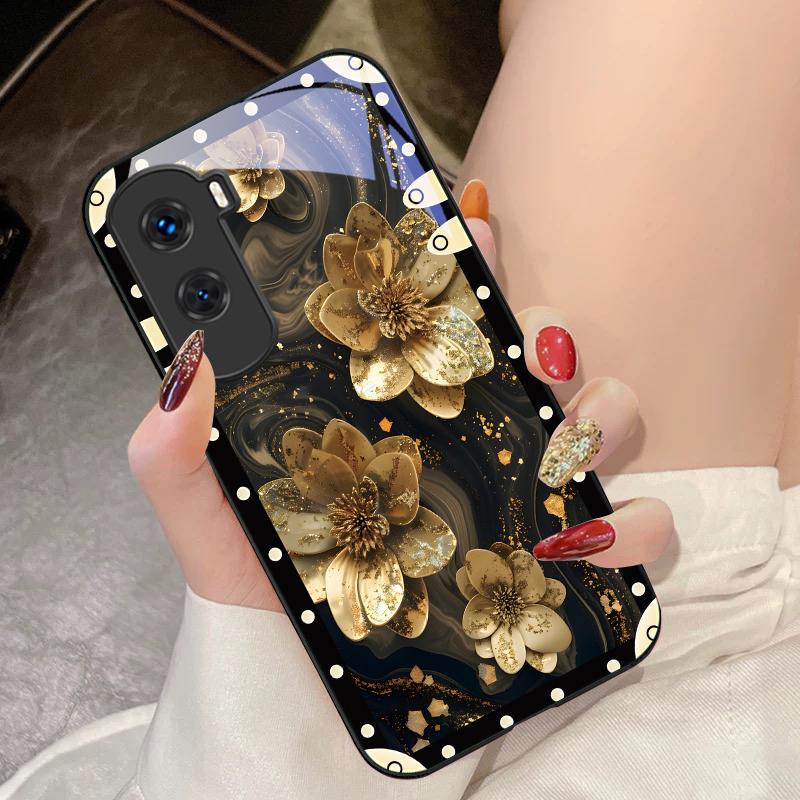 Коробка Розовые Цветы Для Honor 200 90 8X 9X Pro Lite P50 P40 Nova 10 11i P60 Magic4 6 Mate 20 50 Закаленное Стекло Чехол Для Телефона