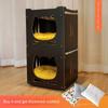 Cat Nest Four Seasons Can Be Superimposed Cat Bed House Furniture House Pet Supplies Cat Hammock.