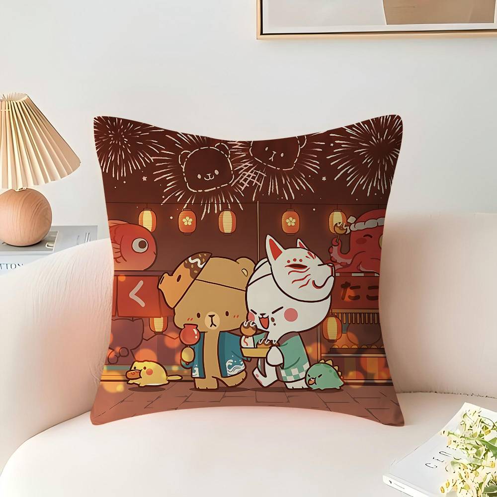 Наволочка "Молоко и Мокко" для Спальни и Гостиной, Декоративная Наволочка для Дивана