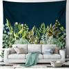 Green Plant Flower Tapestry Tropical Plant Series Hanging Landscape Flower Indoor Tapestry Room Decoration Aesthetics Bedroom