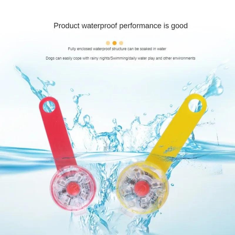 Светодиодный ошейник для кошек и собак, подвеска для ночной безопасности, светящийся светильник для кошек, IPX7, водонепроницаемый мигающий светильник со светом для аксессуаров для собак