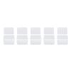 5PCS Sponge Transparent Storage Box Multipurpose Portable Clear Small Plastic Container