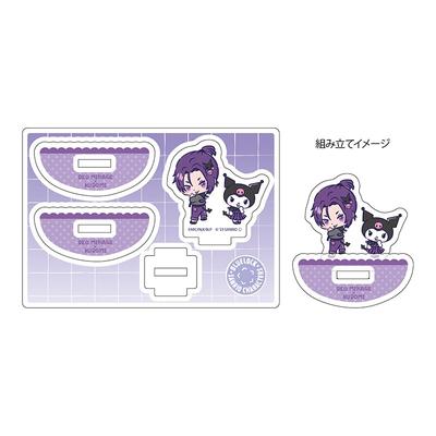 Аниме ТВ Blue Lock x Персонажи Sanrio 07 Рео Микаге x Куроми [Иллюстрация мини-персонажа] Качающаяся акриловая подставка
