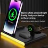 C27 15W Foldable Wireless Charger Magnetic Charging Pad with Ambient Light