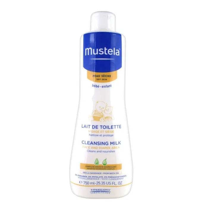 Mustela Очищающее молочко для сухой кожи 750 мл