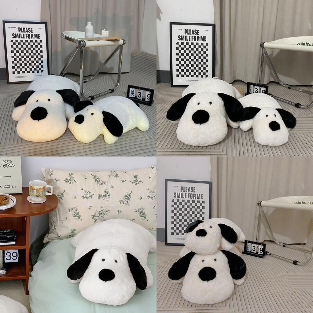Милая Черно-Белая Плюшевая Игрушка Мопс Для Девочек, Идеальный Компаньон для Кровати, Лучший Подарок на День Рождения для Лучших Друзей