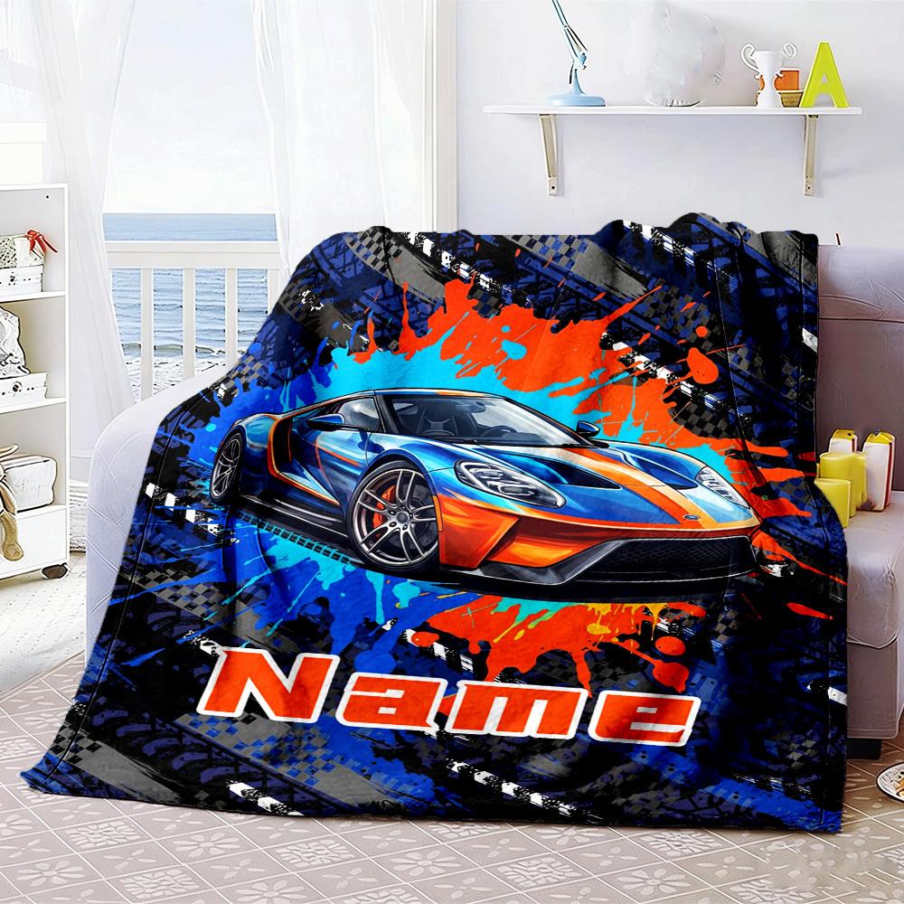 Forest Eagle Home Customize Your Name Blanket Comfortable Soft Lightweight Allseason Multipurpose Blanket For Picnics Sofas Offices Beds Living Rooms