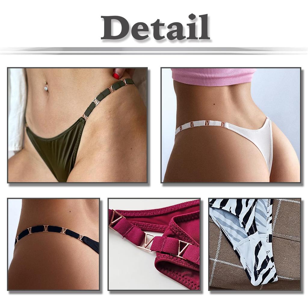 Floral Zebra Print Underwear Pants Sexy Lingerie Adult TZ103 [White Fang] T-back G-string Women's (Floral, S)