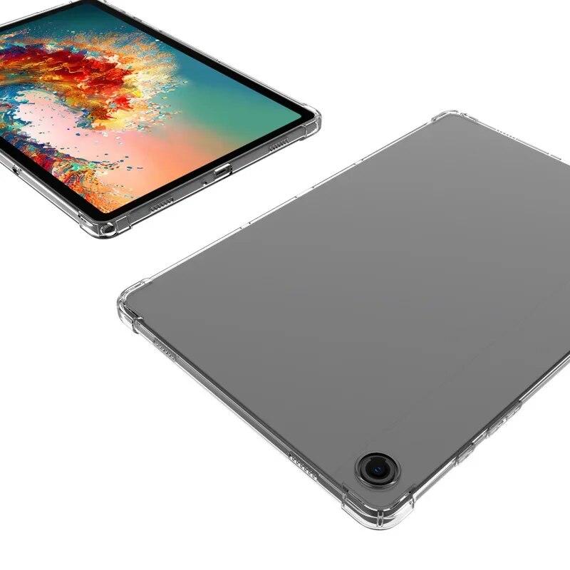Для Samsung Galaxy Tab A9 + 11 дюймов Прозрачный чехол для A9 Plus 11 дюймов Мягкий чехол для подушки безопасности из ТПУ для X210 X216