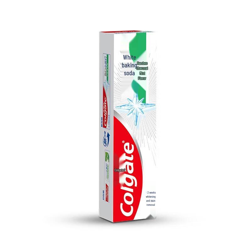 Colgate Крепкая белая зубная паста с бамбуковым углем и мятой