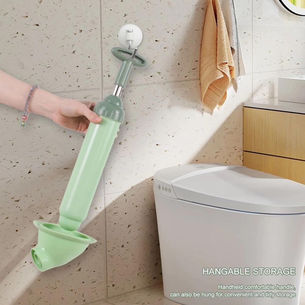 Toilet Clogged High Pressure Unclogging Device,Powerful Sewer Vacuum Dredge Tool for Kitchen Sink,Home Manual Clogger Remover