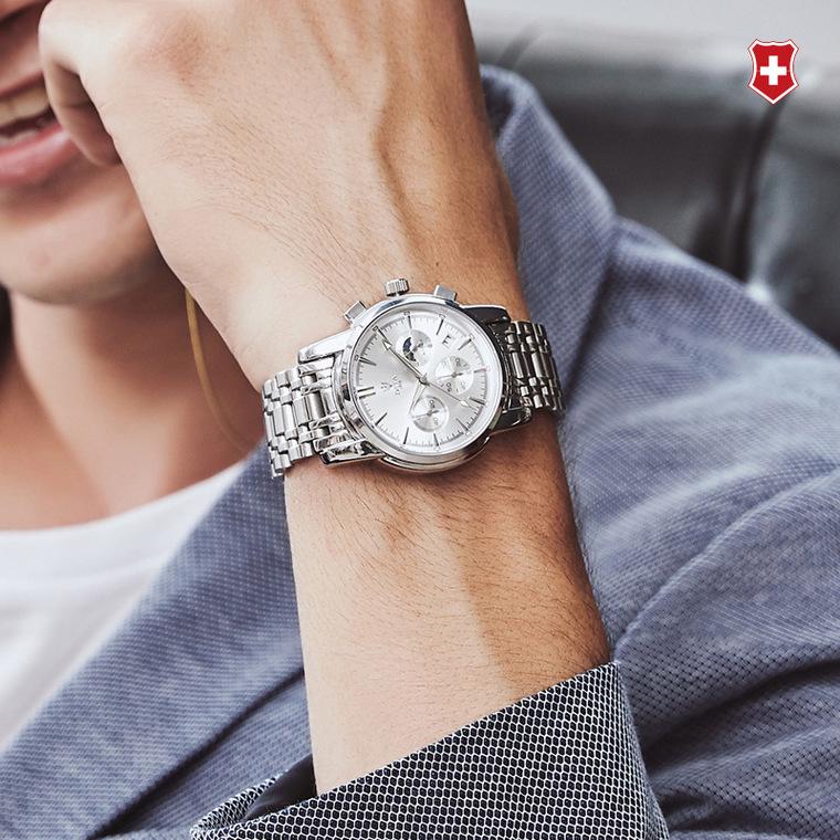 Dita Watch Мужские часы для отдыха Водонепроницаемые автоматические механические спортивные трендовые часы Мужской стальной ремень