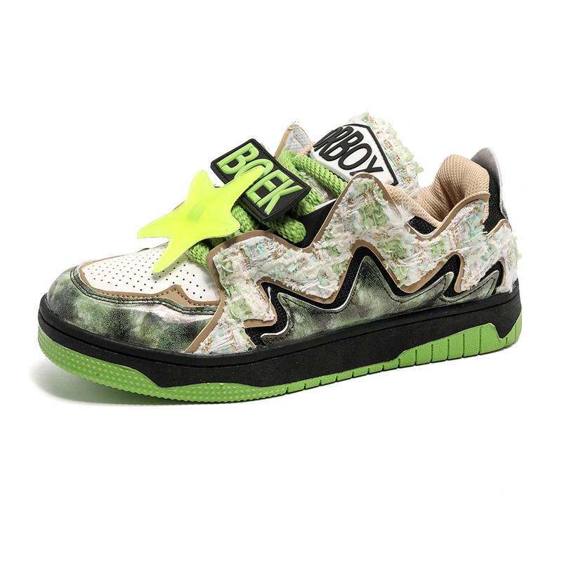 Корейские мужские и женские массивные спортивные кроссовки на плоской подошве, мокасины, спортивная повседневная модная обувь для студентов и студентов, спортивная обувь