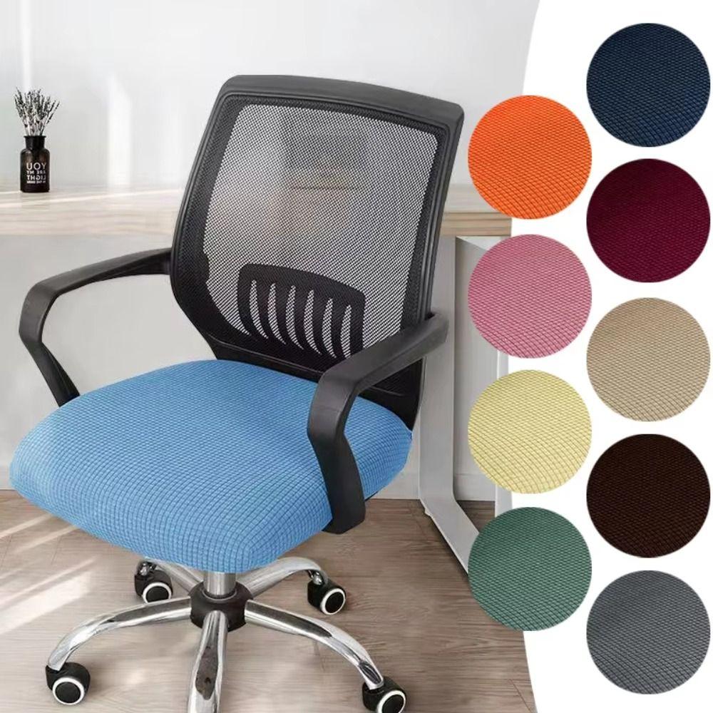 Removable Chair Dustproof Cover Velvet Chair Cover New Office Chair Seat Covers