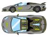 EIDOLON Scale Aventador SVJ 63 Roadster 2019 Grigio Aceso Finished Model EML030G Make-up 1/18