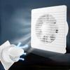 1PC "8" Exhaust Fan Energy-saving Wall Mounted Vent Fan Anti-Mosquito Design Ventilator Extractor Fan for Bathroom Kitchen Toilet