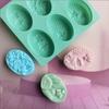 6 силиконовых форм для мыла в форме пчелы, овальные формы ручной работы, формы для цветов, формы для торта своими руками