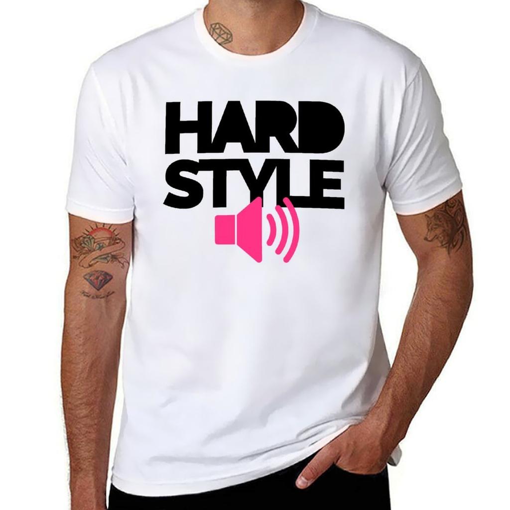 Футболка с цитатой о музыке Hardstyle, хлопковая футболка, 100 мужских футболок, высококачественный бренд, футболка люкс