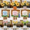 Sunflower Orchid Lotus Plsuh Toy Stuffed Doll Kids Gift Cartoon Decorations