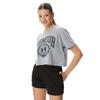 Under Armour Womens/Ladies Collegiate Short-Sleeved Crop T-Shirt