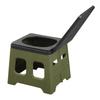 Travel Car Toilet Portable Folding Potty Camping Emergency Toilet with Lid Load Up To 150KG for Car Travel Camping