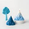 3D Iceberg Volcano Snow Mountain силиконовая форма для изготовления свечей, инструменты для самостоятельного изготовления мыла из смолы, кристалла, льда, домашний декор