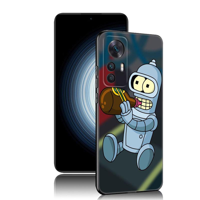 Мультяшный F-Futuramas черный чехол для Xiaomi Redmi 11 Prime 11A 12C 13C A1 A2 Plus A3 12 4G 10 13R 5G 9A 10A 9C 10C 9i 12R Note 9T