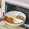 Nierxin Portion Control Divided Ceramic Meal Plate