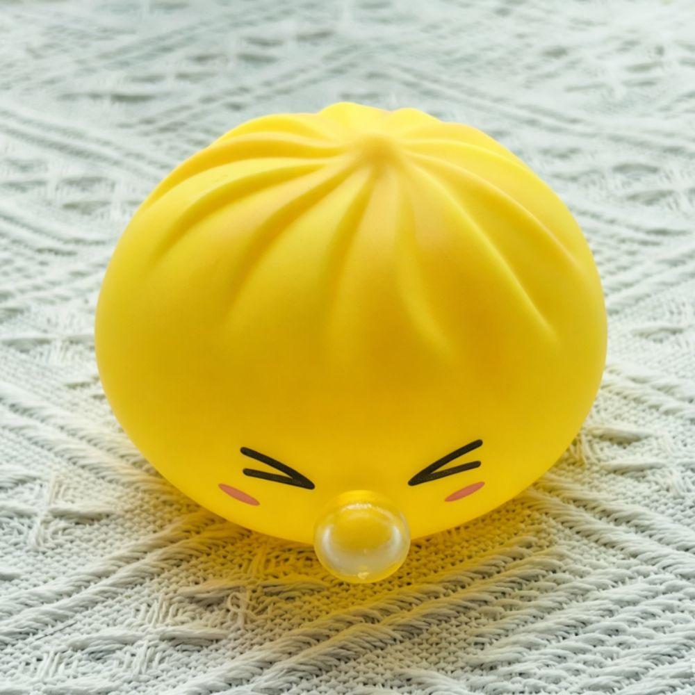 Cute Soft Spit Bubble Dumpling Colorful Sensory Fidget Ball Funny Squishy Toys Children Gifts
