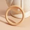 Europe American Style Wood Wide Bangle Minority Design Retro  Hand Ring  Women
