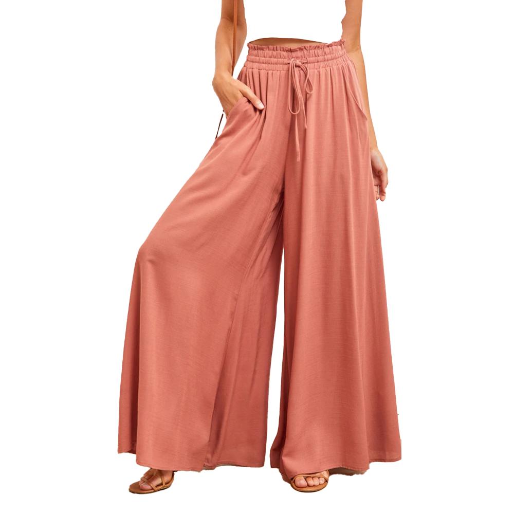 Женские брюки с высокой талией, широкие длинные брюки, облегающие спортивные брюки для занятий йогой на открытом воздухе, повседневные бегуны