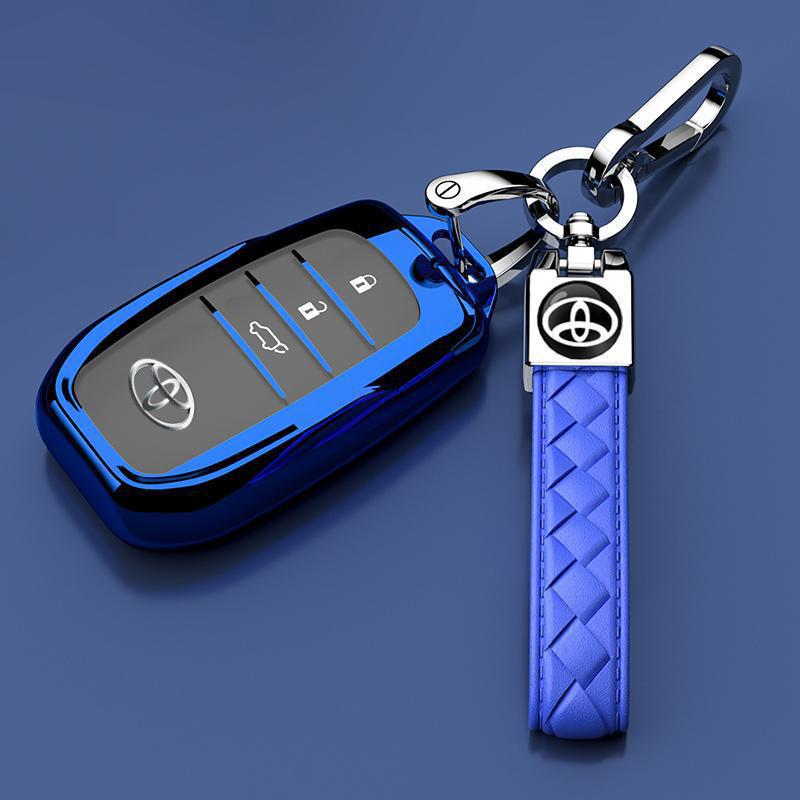 Чехол для ключа Toyota Levin: Гибридный корпус автомобиля с двумя двигателями для моделей 2024-2025 гг. - Защита с замком-ключом для мужчин