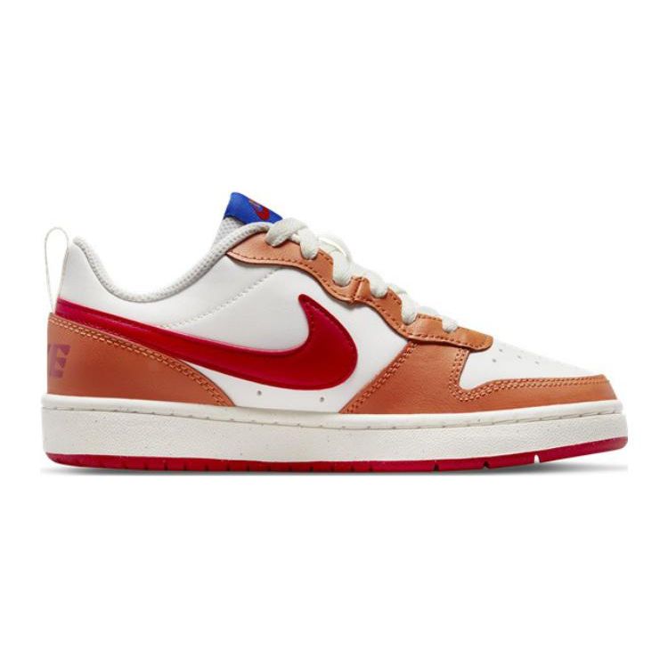 Nike Детские кроссовки Court Borough Low 2 GS Hot Curry Оранжевый парус Game-Royal BQ5448-119