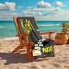 Personalized customized proof beach towel with Korn rock band pattern - soft, absorbent,quick-drying,perfect swimming,camping&bathing