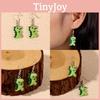 Shape Animal Dinosaur Earrings With Handcrafted Art For Women Casual Jewelry