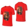 Robot Lynx At War Zone Short Style Reversible Tshirt Fresh Girlish Feeling Antipilling Tees