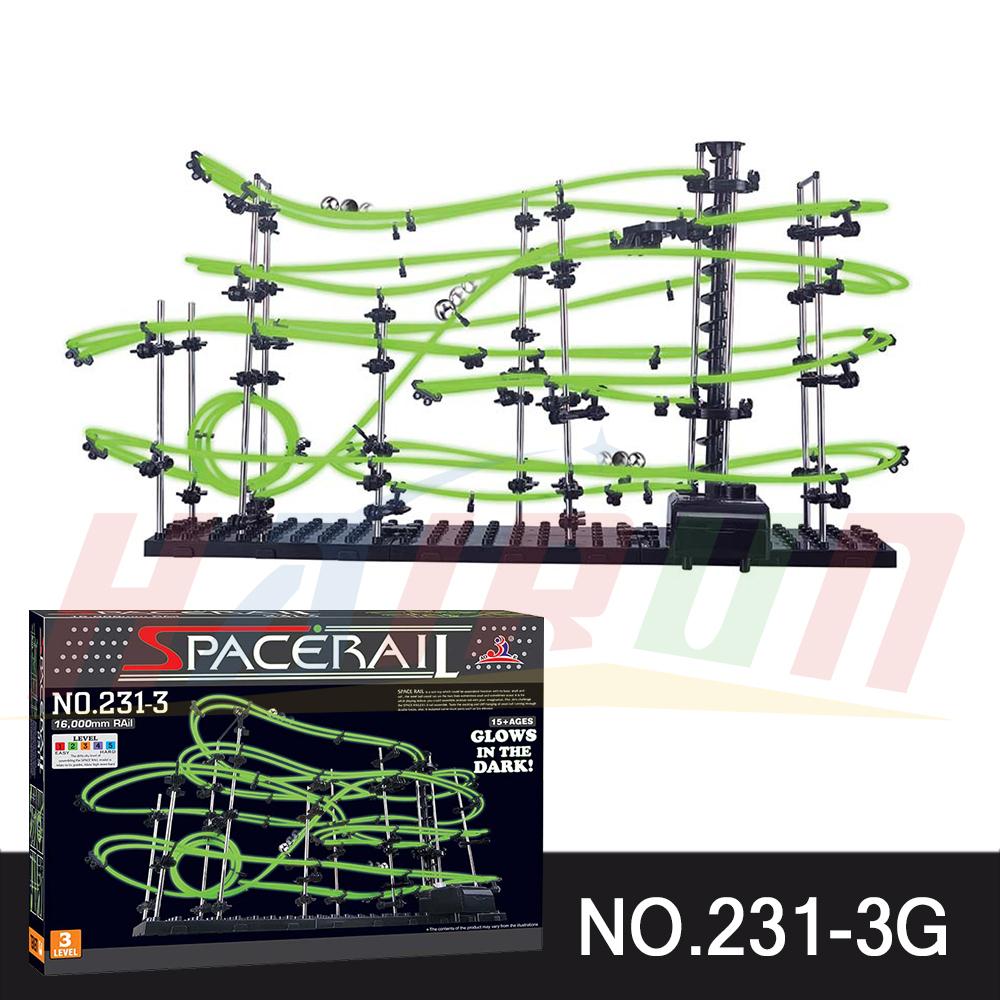 193/343/488 шт. светящийся электрический интеллект гоночный мяч здание мраморный пластик американские горки рельс уровень 1-9 трек игрушка