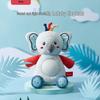 Elephant Teether & Plush Hand Puppet Sleep Doll