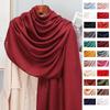 Women's Retro Korean-Style Cotton Linen Scarf Shawl - Versatile for Spring and Autumn