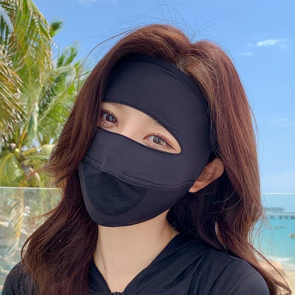 Traceless Sunscreen Mask Anti-UV Face Veil New Facial Gini Outdoor Sports