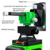 16 линий 4D зеленый лазерный уровень с 2 батареями самовыравнивающийся беспроводной пульт дистанционного управления 360 горизонтальный вертикальный настенный кронштейн