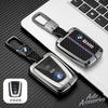 EAJN6 Fashion Carbon Fiber Zinc Alloy Car Remote Smrat Key Case Protector Holder Bag Shell For BMW I3 I8 Series Styling Accessoroies