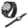 Outdoor Mini Lightweight Wristwatch ABS Compass Rubber Watchband Tool Accessory