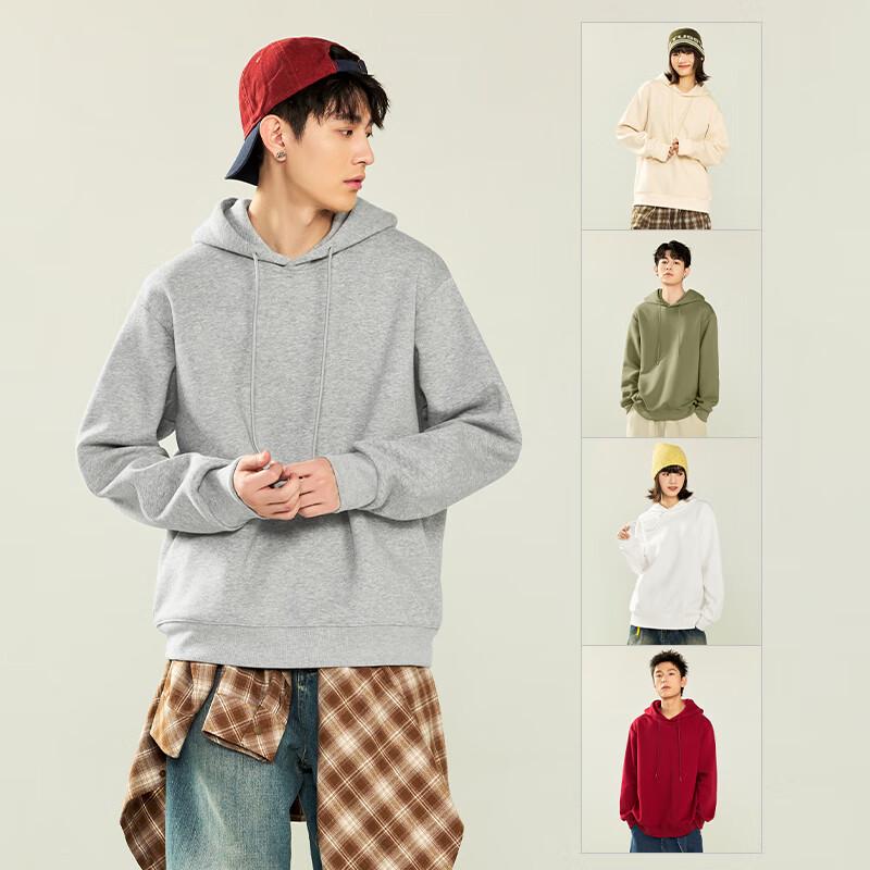 GENIOLAMODE Men's Loose Fit Hooded Sweatshirt