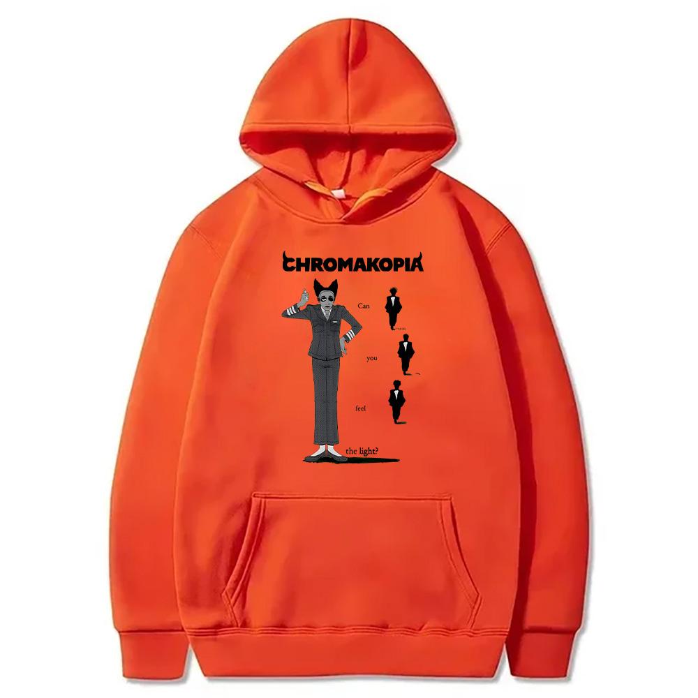 Tyler The Creator Chromakopia Can You Feel The Light Hoodie Trend Pullover Creative Design Clothes Unisex High Street Sweatshirt