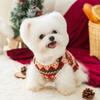 Christmas Autumn and Winter Dog Clothes Three-dimensional Bear Small Puppy Warm Knitted Sweater Cardigan Pet Clothing