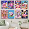 Cartoon Cute K-Kirby Game Poster Prints Wall Painting Bedroom Living Room Wall Sticker Office Small