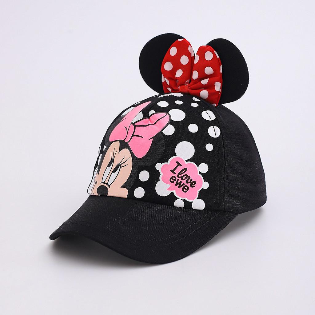 Mickey Mouse Duckbill Hat With Sunshade For Childrens Outdoor Activities And Casual Wear