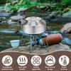1/1.5L Camping Kettle with Anti Scald Handle Stainless Steel Portable Outdoor Camp Tea Coffee Pot for Travel Outdoor Activity